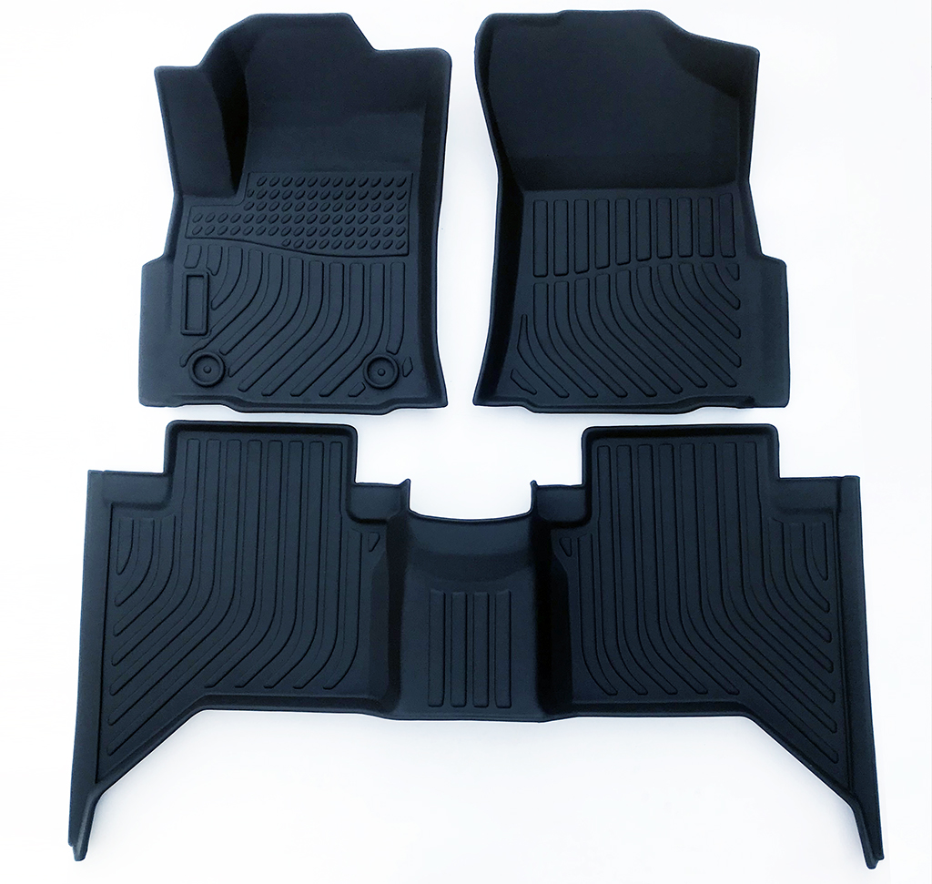 3D TPE weather car floor liners mat for 20152019 Toyota Hilux