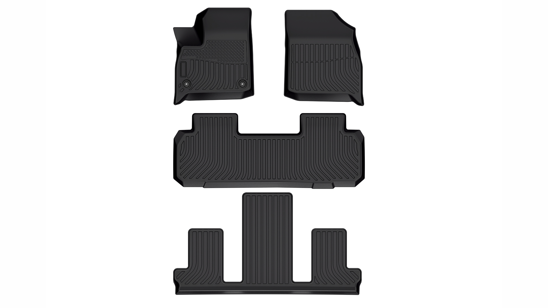GINOWY-Floor Mats For Buick Enclave 2018-2024, TPE All