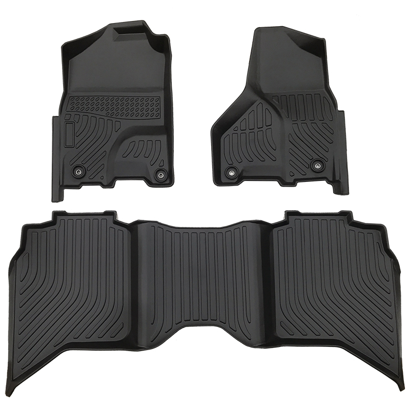 TPE all weather car floor liners mat for Dodge Ram Truck 3500 Crew cab
