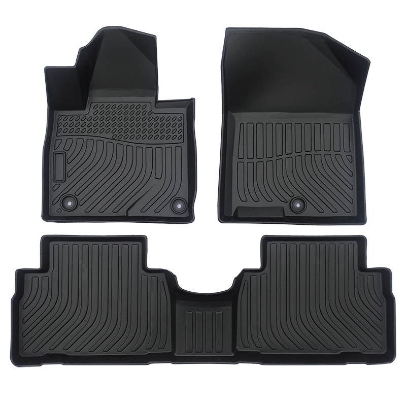 TPE car floor line mats for Hyundai Santa FE carpet matting