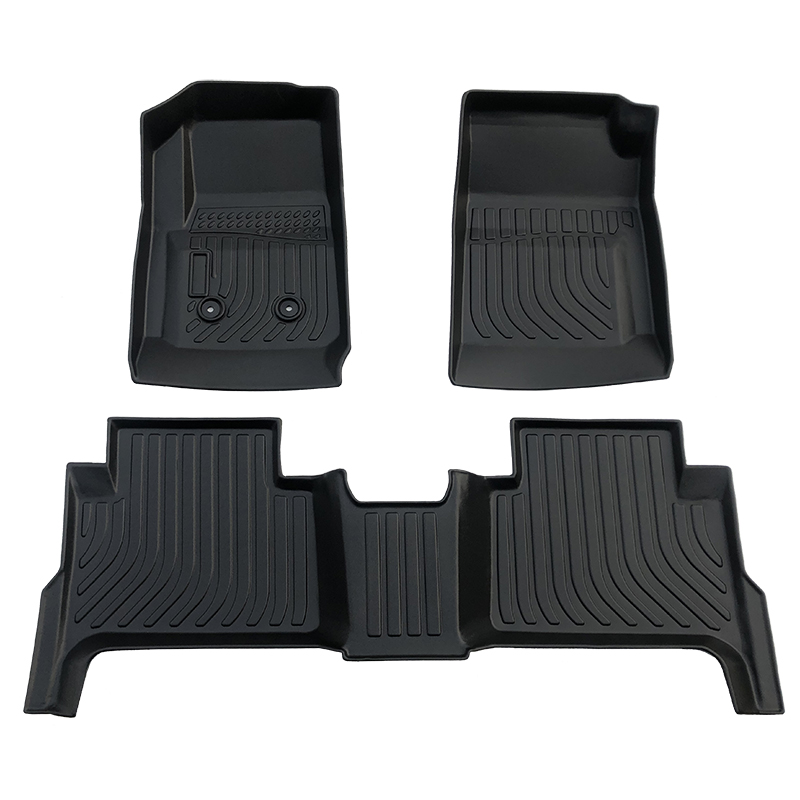 3D all weather TPE car floor liners mats for GMC Canyon Crewcab