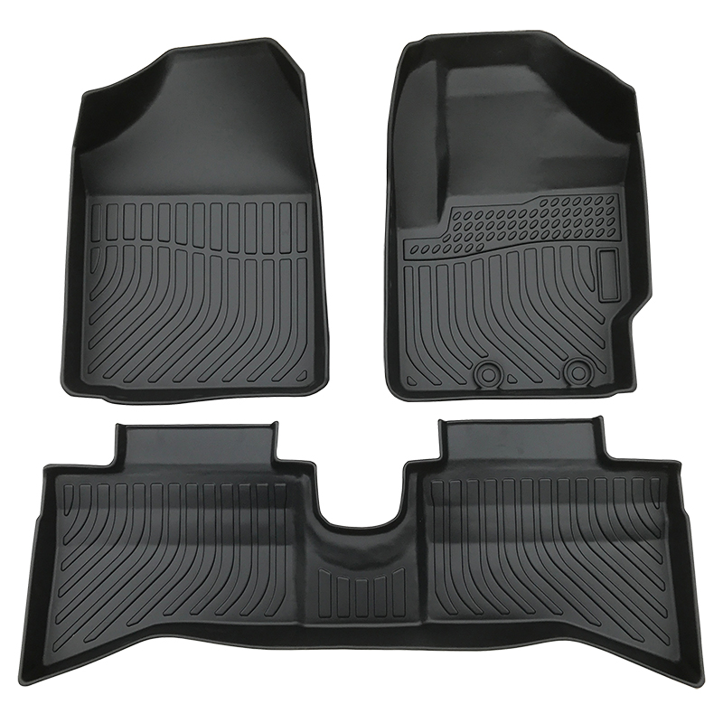 3D TPE car floor mats for Toyota Aqua Style Black トヨタ・​アクア