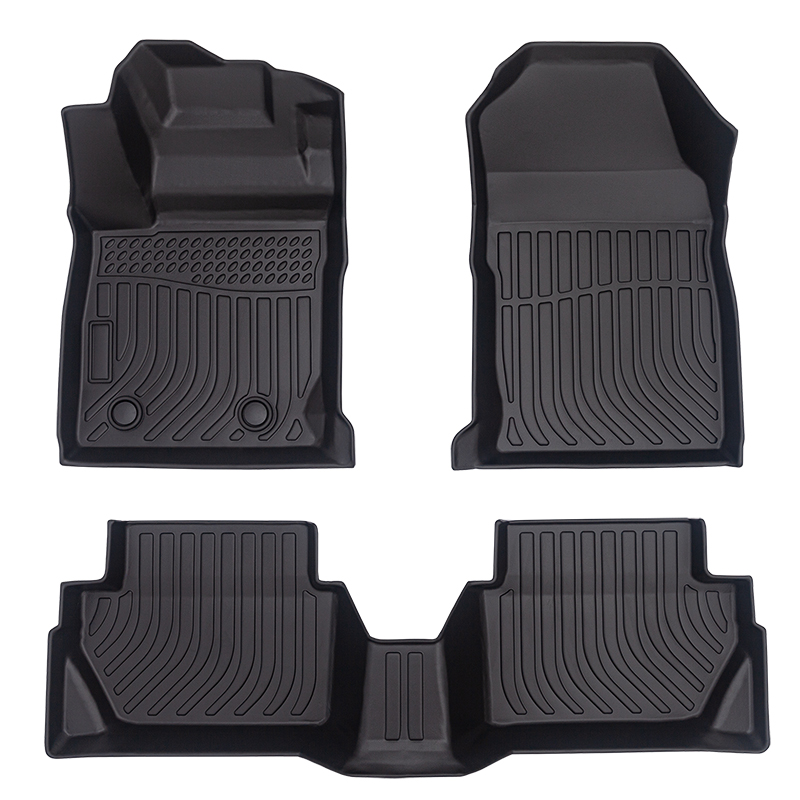 5D Deep dish carpet car floor liners mats 3D matting for Ford Fiesta