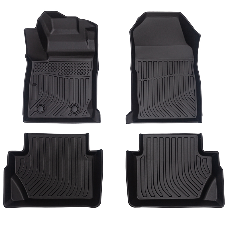 5D Deep dish carpet car floor liners mats 3D matting for Ford Fiesta