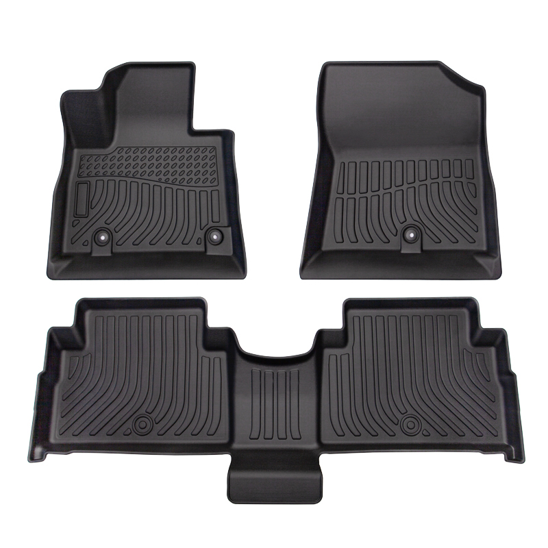 All weather TPE Car floor mats car floor liners for Hyundai Santa FE Hybrid cargo liner trunk mat