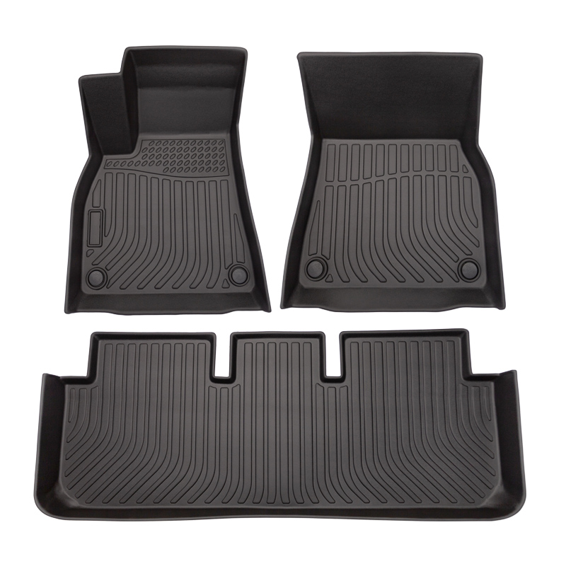 TPE all weather car floor liners floor mats for Tesla Model S cargo liner trunk mat