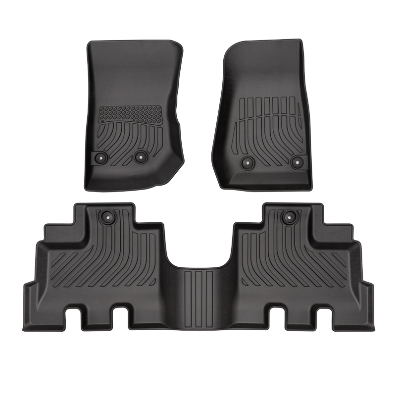 TPE all weather car floor liners mat for Jeep Wrangler Unlimited 4Door JK