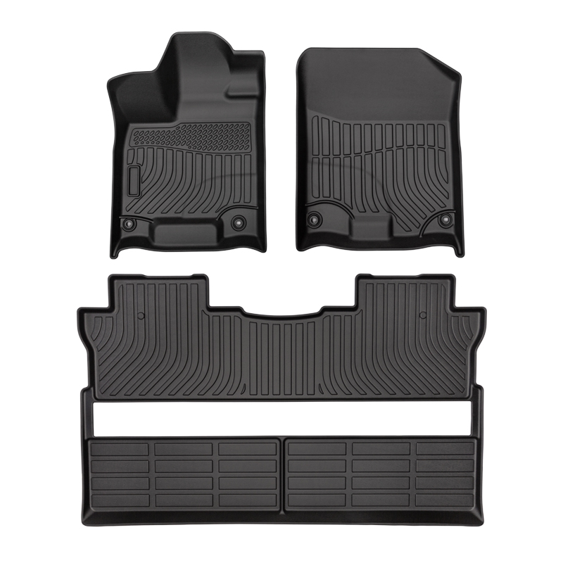 TPE all weather 3D tech design car floor liners floor mats for Honda Ridgeline