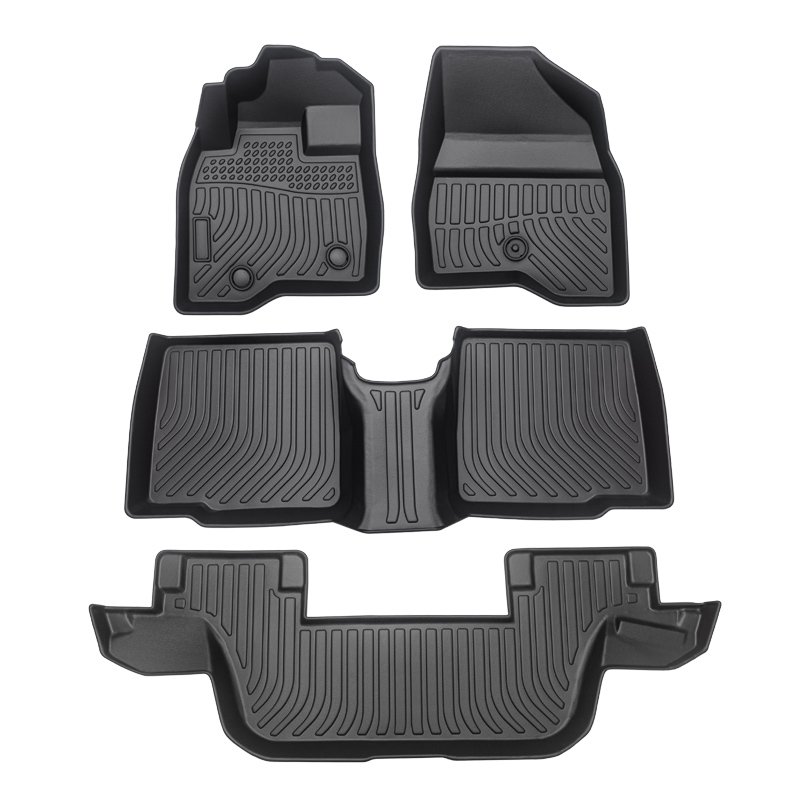 TPE all weather car floor liners mats for 2015-2019 Ford Explorer