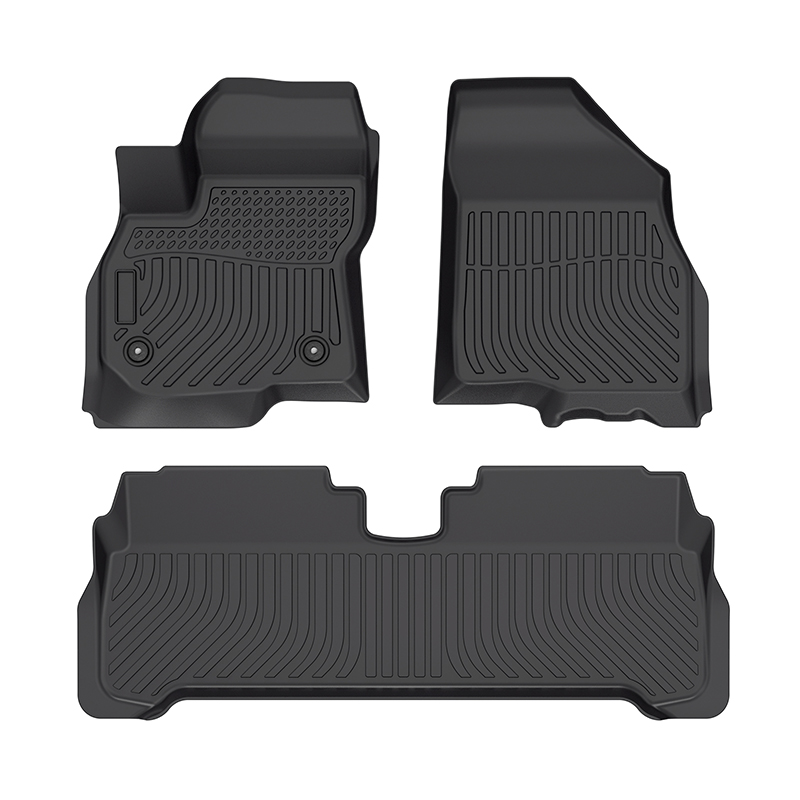 All weather 3D Tech Design TPE Car floor mats floor liners for Chevrolet Bolt EUV cargo liner trunk mat