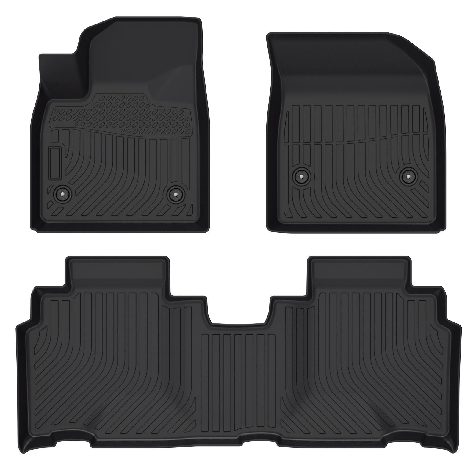 Chevrolet Blazer EV Full Set Custom All Weather 3D TPE Carpet Floor Liners Use Car Mats