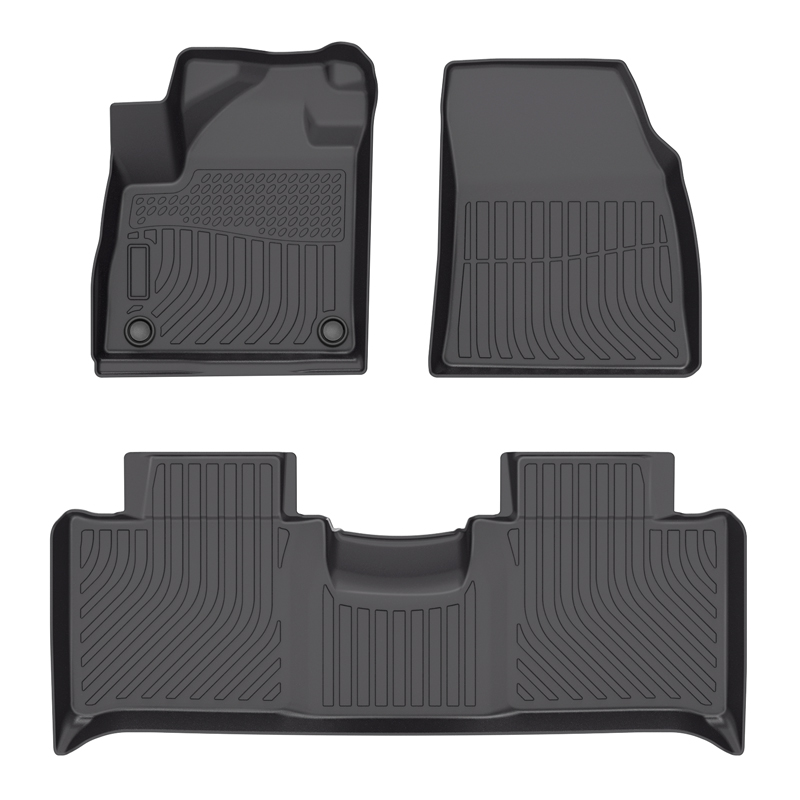 TPE all weather 3D tech design deep dish matting car floor mats for Ford Territory