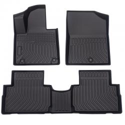 TPE all weather 3d tech design car floor line mats for Hyundai Santa FE ...